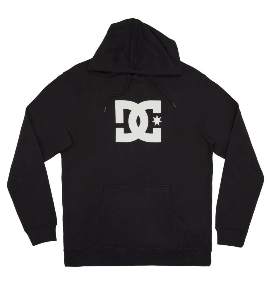 Men DC Shoes Sweatshirts & Hoodies | Men'S Dc Star Hoodie Black